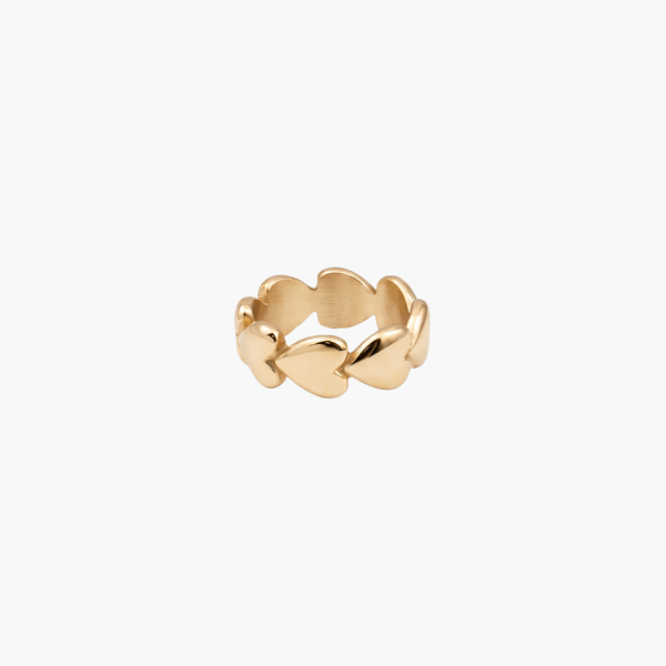 Heart Band Ring