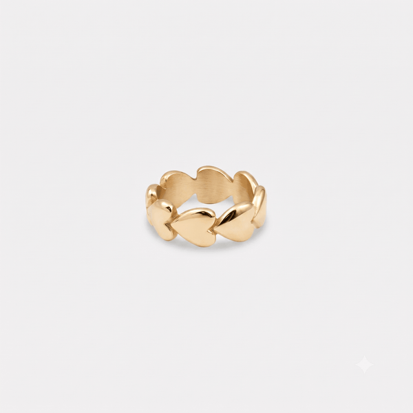 Heart Band Ring