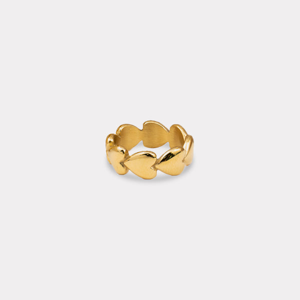 Heart Band Ring