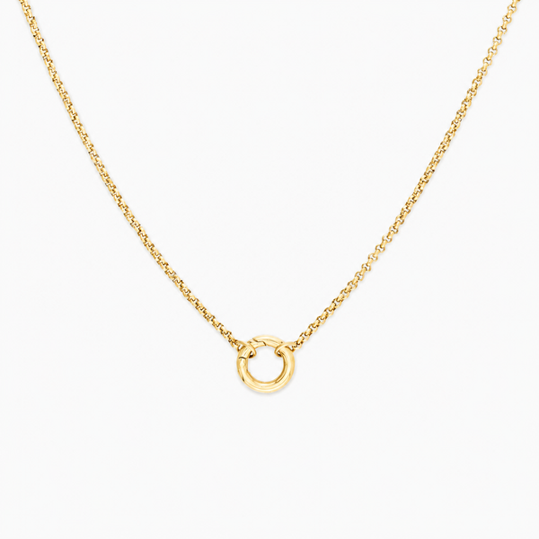Rolo Hoop Necklace