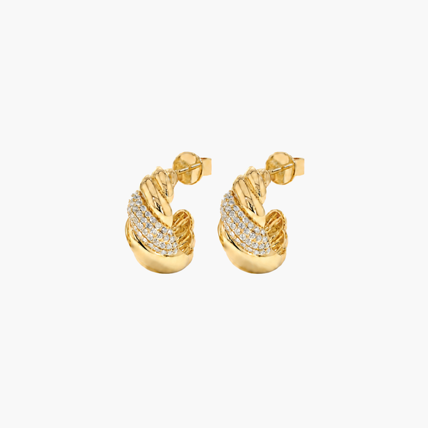 Twister Hoop Earrings