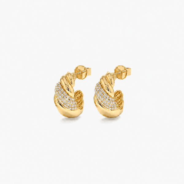 Twister Hoop Earrings
